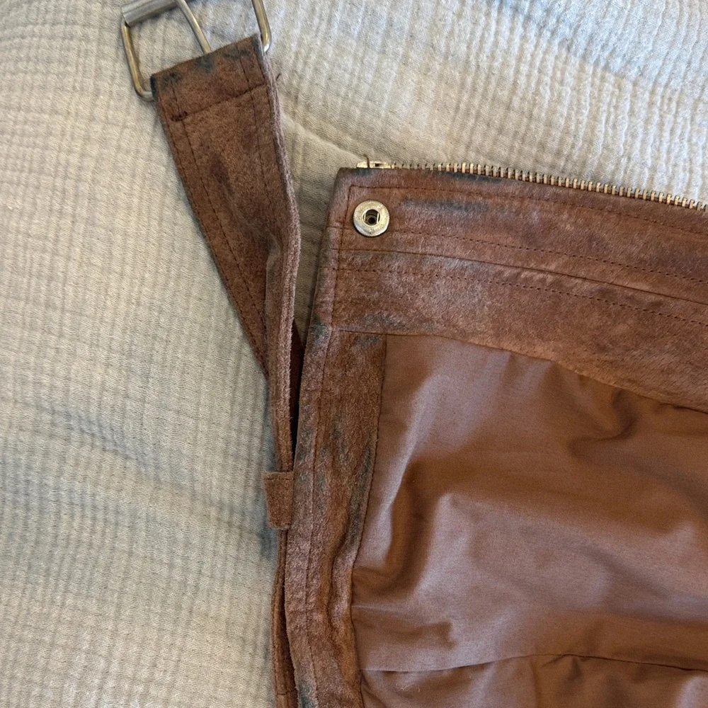 Blank NYC Tan Suede Leather Jacket - Picture 3 of 5